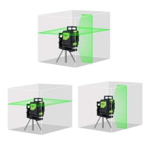 360 stopinjski ZELENI rotacijski 5 linijski laser - nivelir 23 Zeleni 360-stopinjski 5-linijski rotacijski laser nivelir model 901CG