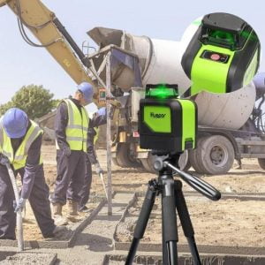 360 stopinjski ZELENI rotacijski 5 linijski laser - nivelir 24 Zeleni 360-stopinjski rotacijski 5-linijski laserski nivelir