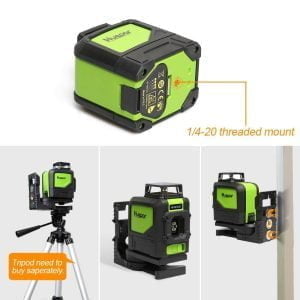 360 stopinjski ZELENI rotacijski 5 linijski laser - nivelir 29 {