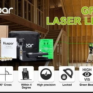 360 stopinjski ZELENI rotacijski 5 linijski laser - nivelir 33 {