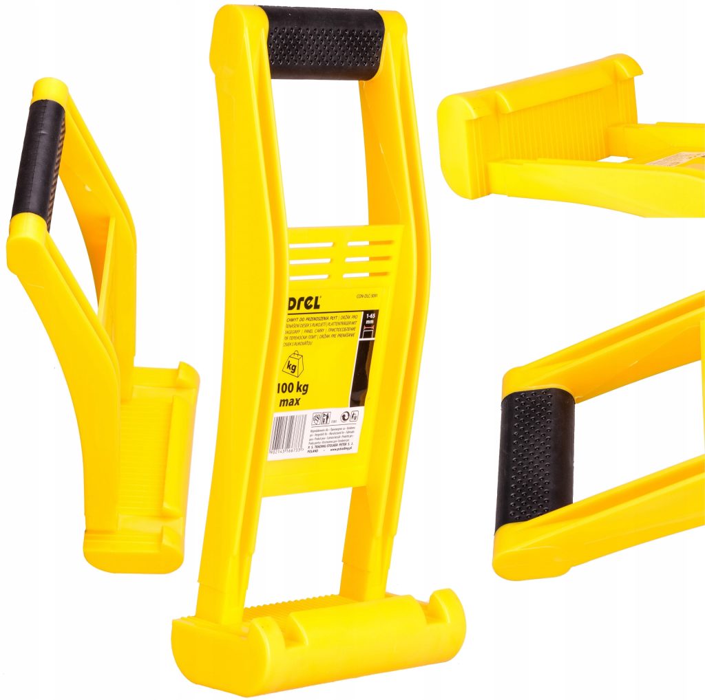 Držalo za nošenje mavčnih in OSB plošč