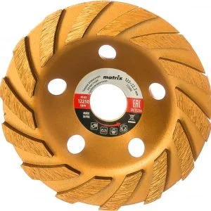 Diamantna segmentna plošča za brušenje betona 125mm 13 Diamantna segmentna plošča za brušenje betona 125mm