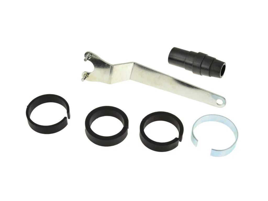 Absaugung für Winkelschleifer 115-125mm + 125mm Doppelreihenscheibe - Bild 18