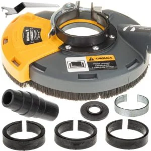 Absaugung für Winkelschleifer 115-125mm + Platte 125mm zweireihig