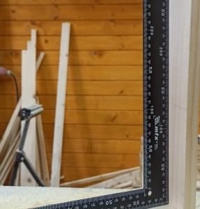 Močan kovinski kotnik -vinkel 40x60cm 24"