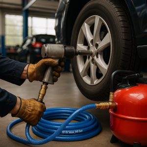 Zvita cev za kompresor dolžine 10 metrov