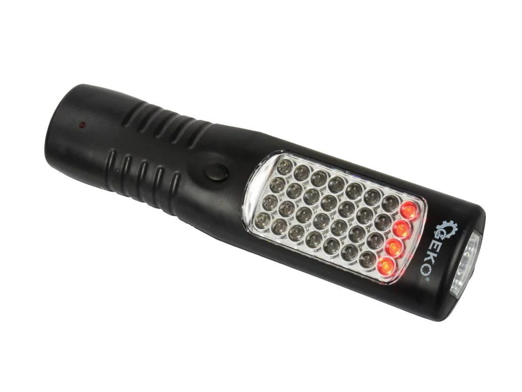 LED Akumulatorska delavniška svetilka 28+4+3 LED + avto polnilec - slika 3