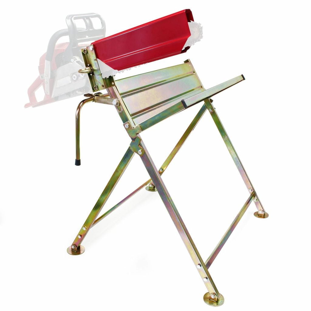 Univerzalna koza za žaganje drv z zaščito in omejevalnikom