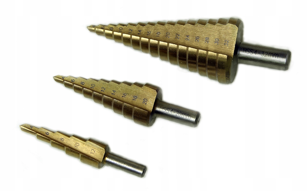 Set HSS konusnih svedrov stožec, smrekica 4-32mm - stopničasti svedri 10 Set HSS konusnih svedrov stožec, smrekica 4-32mm - stopničasti svedri - slika 9