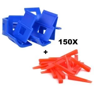 Set odstojnih odstojnika za polaganje keramike -150 kom