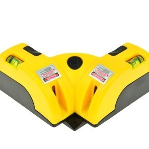 90 Stopinjski laser za polaganje keramike 16 Laser projicira 90-stopinjske linije za natančno polaganje keramike