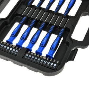 Izvijači in nastavki set 58 - v kovčku