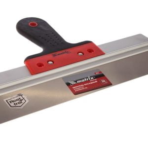 Široka inox gladilka za suhomontažo 350mm