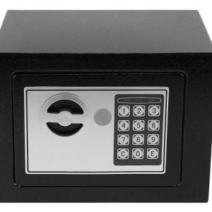 Varnostni digitalni elektronski sef 170x230x170mm - črn