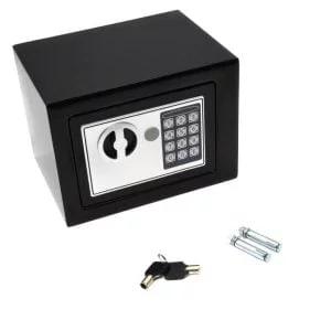Sigurnosni digitalni elektronski sef 170x230x170mm - crni 16 Sigurnosni digitalni elektronički sef 170x230x170mm - crni
