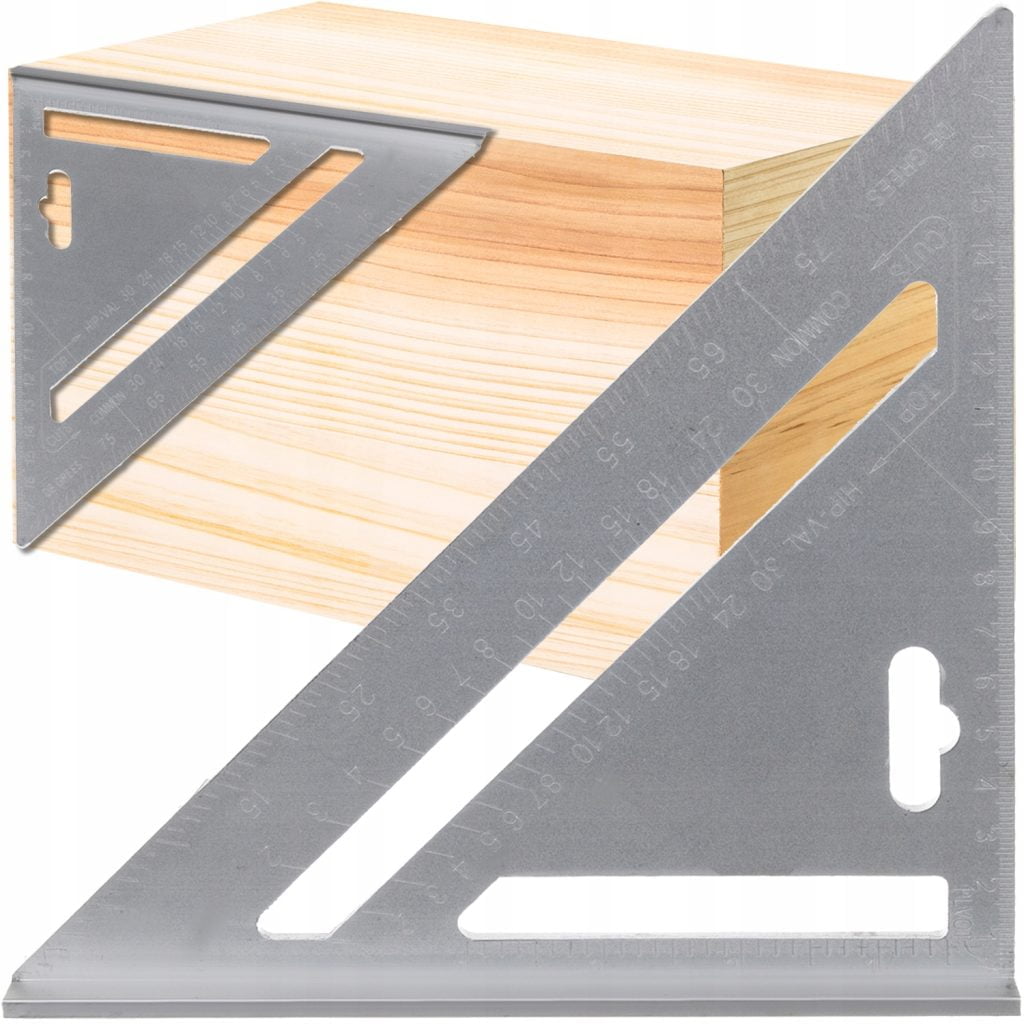 Alu mizarski kotnik 4mm 185x185x260mm