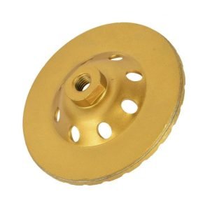 TURBO Diamantna plošča za brušenje betona 125mm M14 vijak 7 Diamantna TURBO plošča za brušenje betona 125mm M14