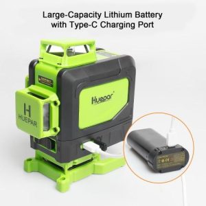 Nivelir 904DG PROFI zeleni 16 linijski laser 360 z akumulatorjem + daljinec AKCIJA