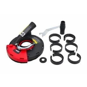 Absaugung für Winkelschleifer 115-125mm + Platte 125mm zweireihig