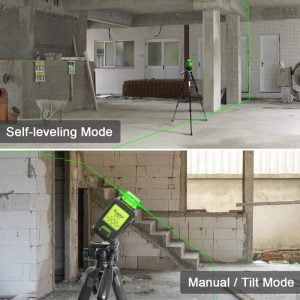 B02CG zeleni 8 linijski laserski nivelir + kovček