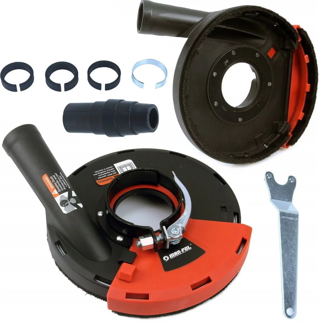 Absaugung für Winkelschleifer 115-125mm + 125mm Doppelreihenscheibe - Bild 21