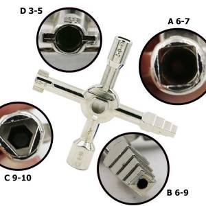 Univerzalni ključ za tehnične omare 10 v 1