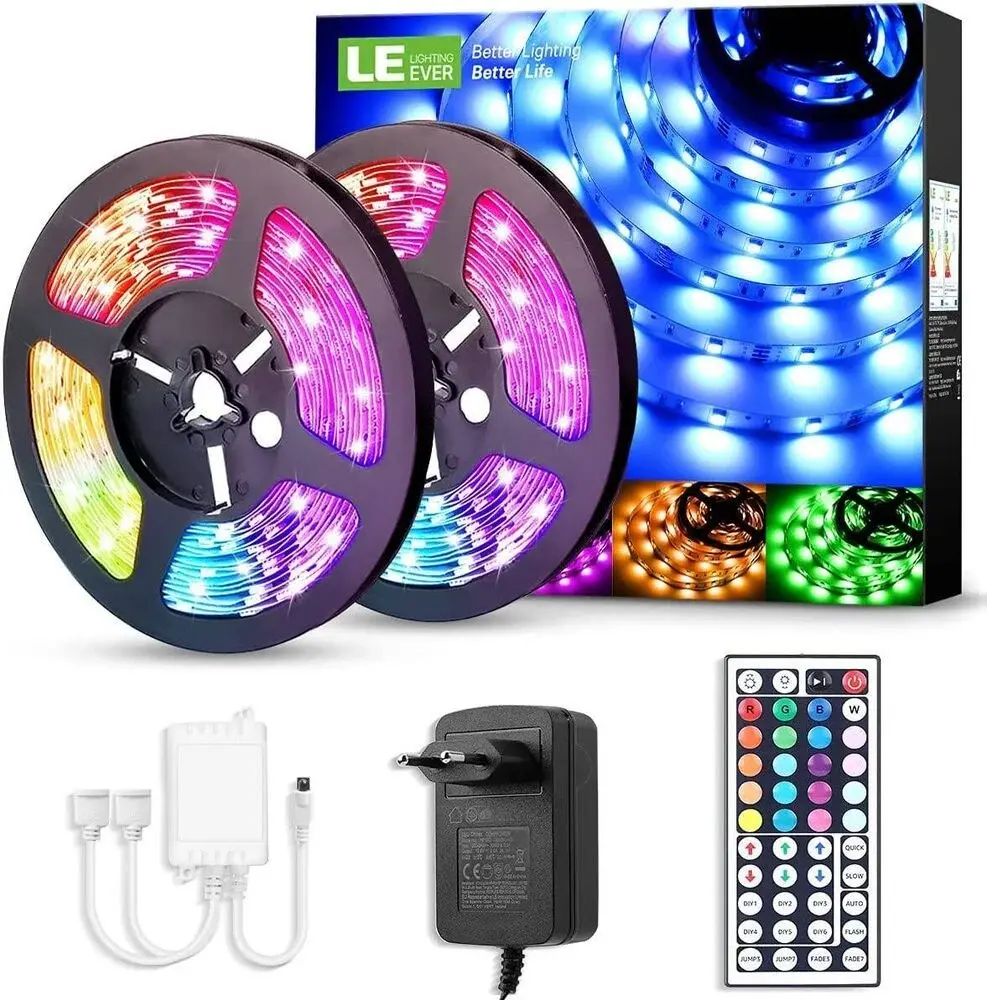 10m Set LED trak RGB IP20 -2x5m 1 10m Set LED trak RGB IP20 -2x5m prikazuje fleksibilen RGB LED trak za notranjo uporabo.