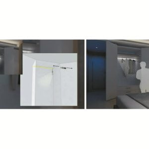 LED trak z detektorjem gibanja 5000K 100cm