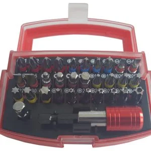 Alternativni prikaz seta od 32 bita za odvijač + kutija