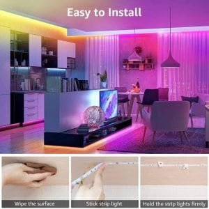 Set LED trak 20m RGB IP20 - 2x10m glasbeni