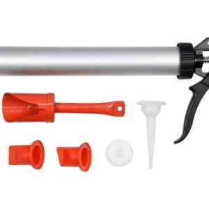 Alu pištola za fugiranje kamna in plošč + nastavki