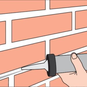 Alu pištola za fugiranje kamna in plošč + nastavki