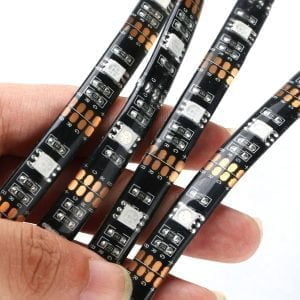 LED pozadinsko osvjetljenje TV -a RGB 4 x 50 cm USB LED traka set