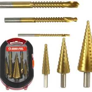 Set 6x HSS konusnih svrdla 4-30mm + svrdla
