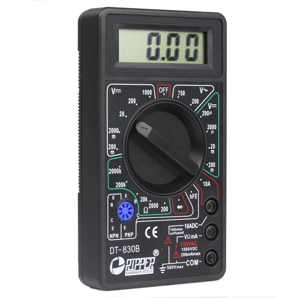 Univerzalni 10A digitalni multimeter z LCD 4 Univerzalni digitalni multimeter z LCD zaslonom in merilnimi kabli