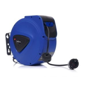 15m avtomatska kabelska roleta 180 ° s stenskim nosilcem