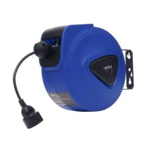 15m avtomatska kabelska roleta 180 ° s stenskim nosilcem