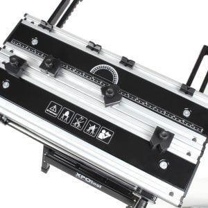 PRO ALU nastavljiva zložljiva stolica - delovna miza 77-107cm