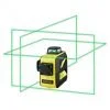 Niveau laser vert à 12 lignes F93TXG-K 360 avec batterie dans un étui pratique.