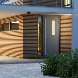 Crna lažna kamera s LED - kupolom 19 Crna lažna kamera s LED kupolom