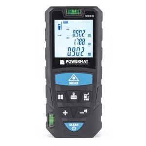HALOorodje.si 141 Natančen PROFI Digitalni laserski merilnik razdalje 50m z osvetljenim LCD zaslonom.