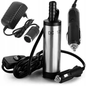 Potopna črpalka - pumpa 12V za tekočine in dizel + 220V adapter