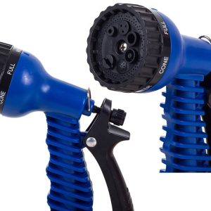 Raztegljiva vrtna cev 10-30m za zalivanje 7 funkcij z dodatki