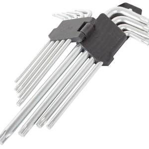 Set 9 torx ključev dolgih T10-T50 9 Set 9 dolgih torx ključev T10-T50