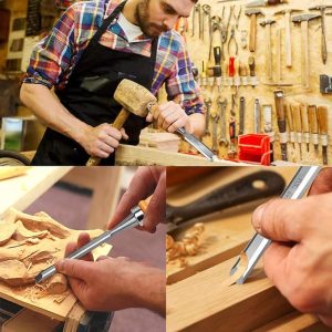 Set lesenih dlet za rezbarjenje 4 delni set 6-24mm