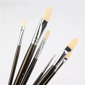 9 delni set ploščatih čopičev 1-16mm 11 Devet ploščatih čopičev različnih velikosti od 1 do 16mm