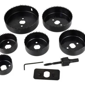 Set krunske pile za gips ploče i drvo 19-64mm