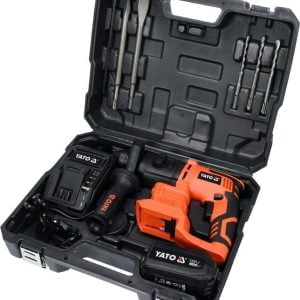 Komplet SDS plus akumulatorski udarni vrtalnik 18V 3Ah + kovček