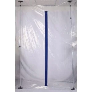 Alternativni prikaz ZIP zida za zaštitu od prašine 4x10m za zaštitu od prašine