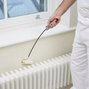 Gibljiv ročaj za pleskanje za radiatorji 68cm + 3x valj